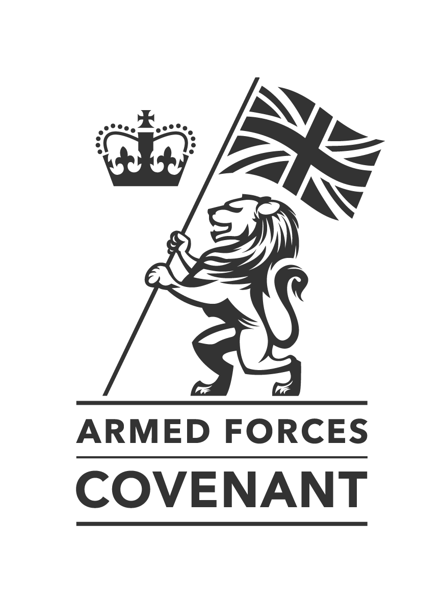 Proud signatories of the Armed Forces Covenant